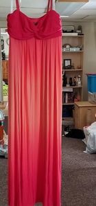 Sunset colored ombre dress